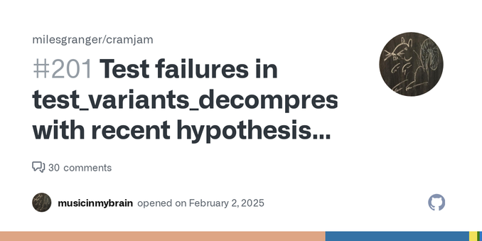 Since the Rust toolchain was updated to 1.84 in Fedora, the python-cramjam package has been failing to build from source due to test failures in test_variants_decompress_into. It’s consistent that ...