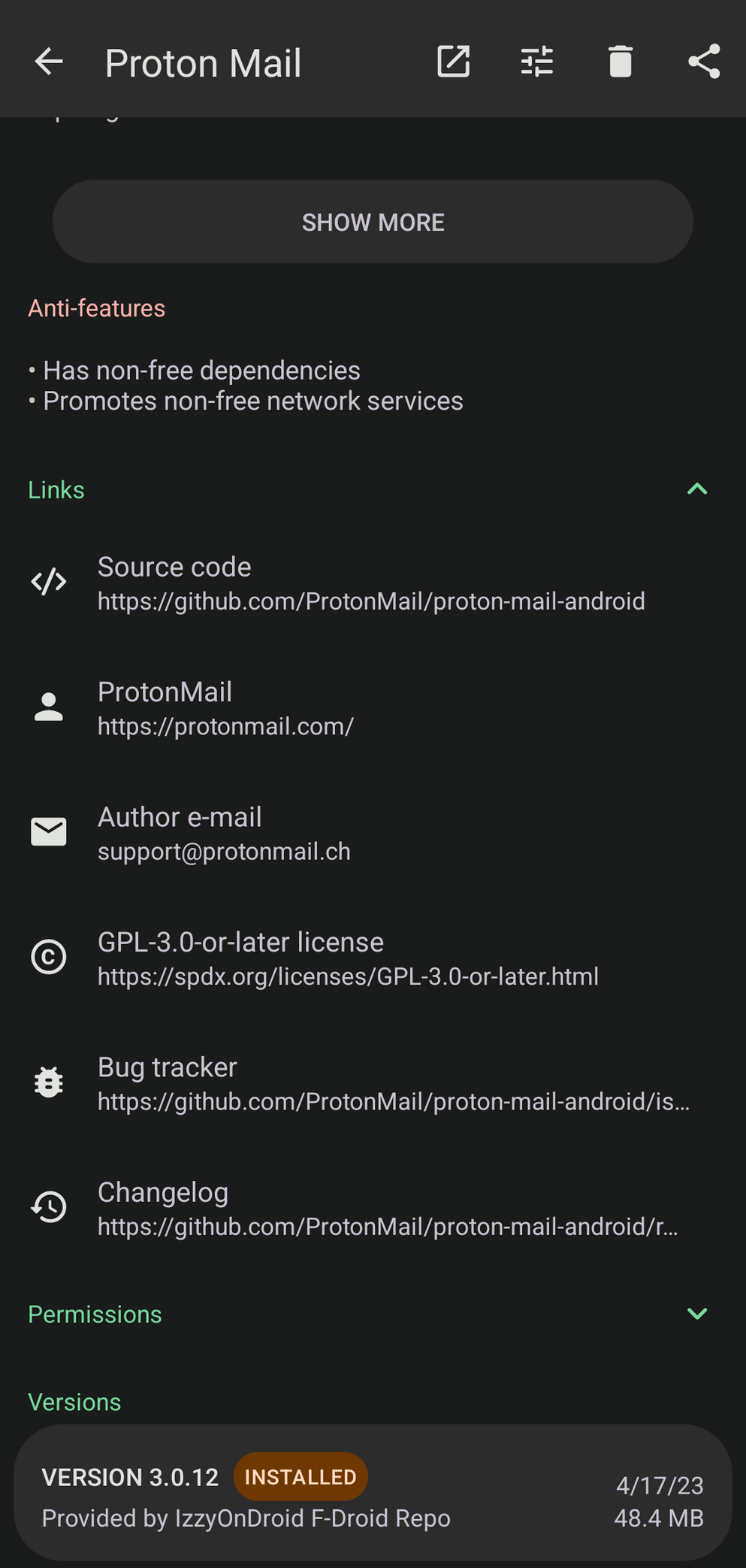 ProtonVPN - Secure and Free VPN  F-Droid - Free and Open Source Android  App Repository