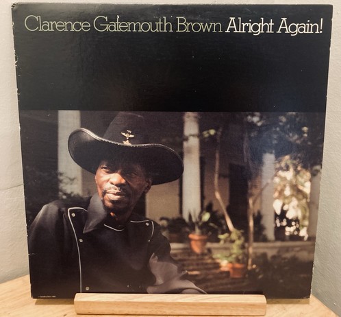 LP cover to Alright Again! by Clarence Gatemouth Brown, 1982