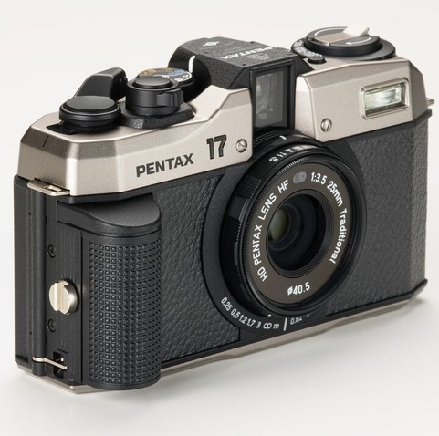 Pentax 17 half-frame film camera.