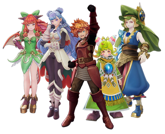 Group artwork from Visions of Mana
