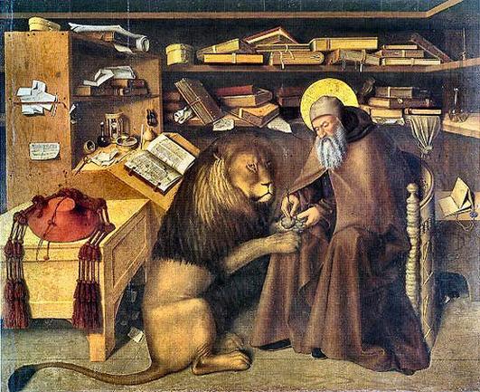 St. Jerome in his study  
1445–1446
Niccolò Antonio Colantonio