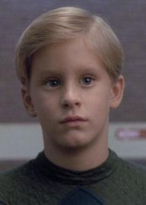 Jay Gordon a young white boy from Star Trek TNG episode Disaster