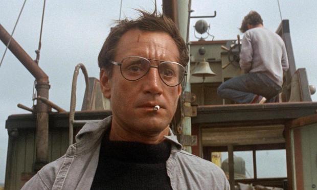 Chief Brody from Jaws on deck of the boat