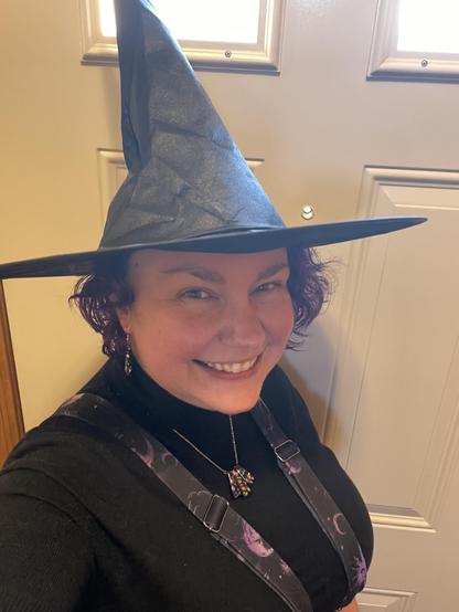 Selfie in a witch hat