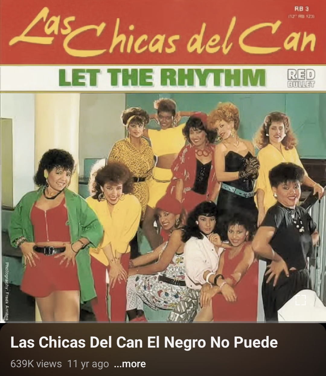 YouTube thumbnail of the album Let The Rhythm by Las Chicas del Can Title: Las Chicas del Can - El Negro No Puede