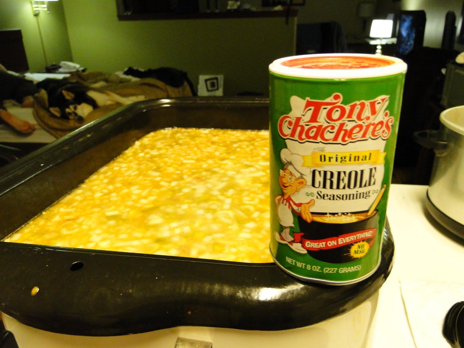 And here's the Tony's , in the back, my clothes all over the bed.